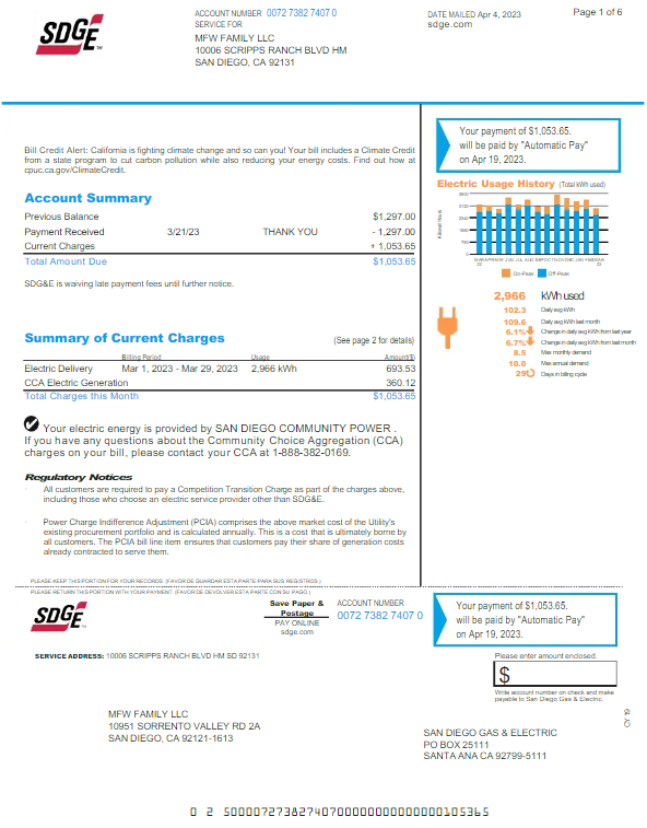  Minol USA business utility bill 